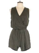 Lou  Grey Women Gray Romper M