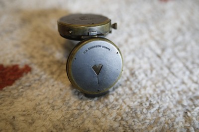 Vintage Brass Compass - US Engineer Corps - Chuchon and Emons Berne