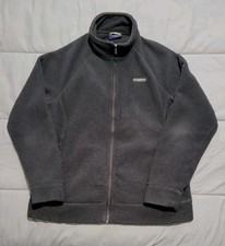 Mens Craghoppers Mid layer Fleece Black Jacket coat Size L 44 full Zip Pullover