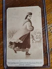 1865 CDV "Winter Sport" NY Photographic Co. with Shield Flag Backmark