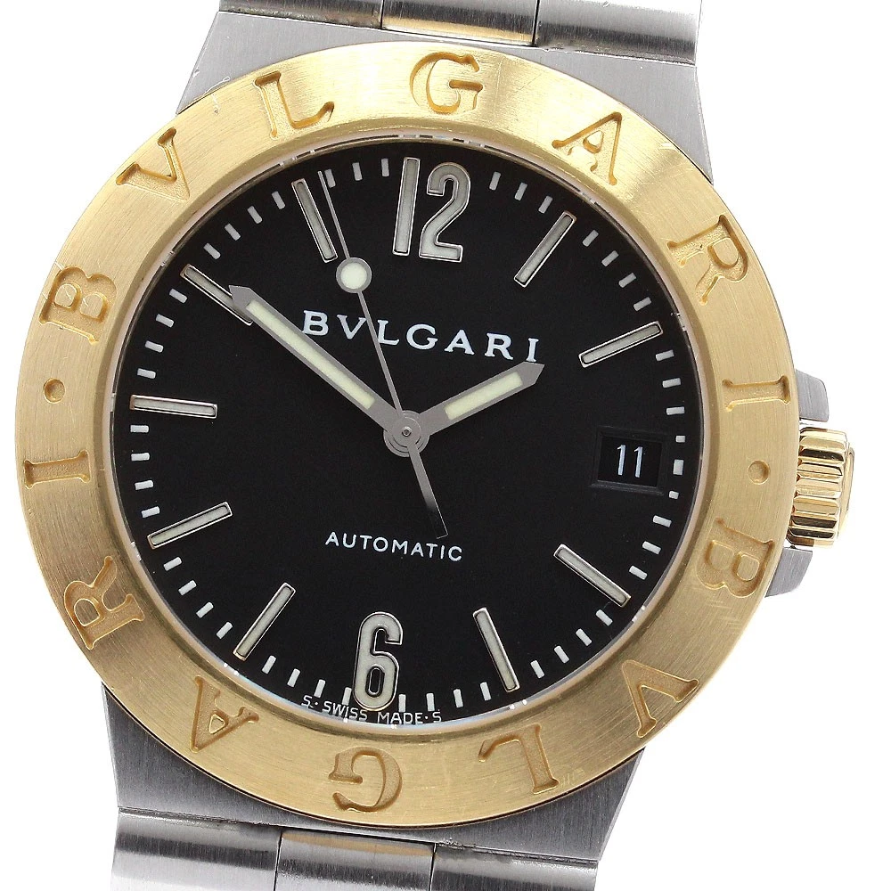 BVLGARI Diagono Sports LCV35SG Date YG bezel black Dial Automatic Men\'s_948921 BVLGARI Diagono Sports LCV35SG Date YG bezel black Dial  main image 3