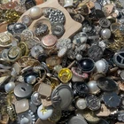 Vintage-now Costume Jewelry makeing Lots button Read Description 50pcs