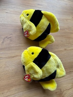 TY | Fisch | Plüschtier |  Stofftier | 1998 | Bubbles Buddies mit Etikett | TOP 