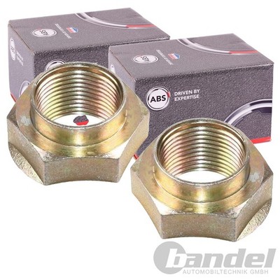 2x A.B.S. 32er ACHSMUTTERN M22X1.5 HINTEN VORNE passend für ALFA ROMEO 164 HONDA
