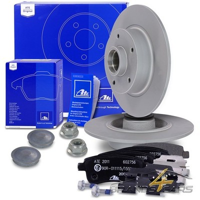 ATE BREMSSCHEIBEN Ø260 +BREMSBELÄGE HINTEN FÜR RENAULT FLUENCE MEGANE 3