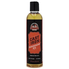 Heritage Products Cast Iron Seasoning Oil - Low-Smoke, Hi Temp All-Natural... 