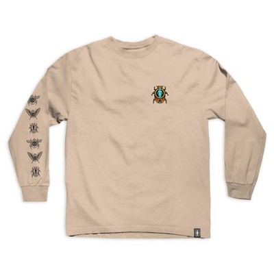 Girl Skateboards Longsleeve Shirt Beetle Attack Cream