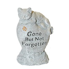 Pet Memorial Ornament With Gold Paw Print - Cat