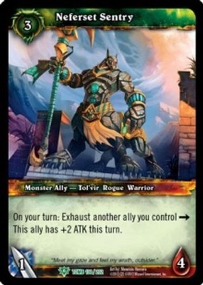 Neferset Sentry - Tomb of the Forgotten - World of Warcraft TCG