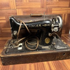 Antique Vtg Singer 99 Sewing Machine Heavy Duty Portable