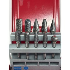 Ruko Tungsten Carbide, Burs Kit, 10pcs Brand new in Box 