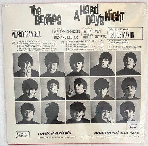 Beatles - Hard Days Night LP 2024 180g Sealed Mono - Picture 3 of 3