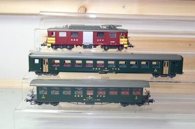 Roco 51338T Set Pi.R.A.T.A. E-lok De 4/4 mit Personenwagen der SBB Digital/Sound