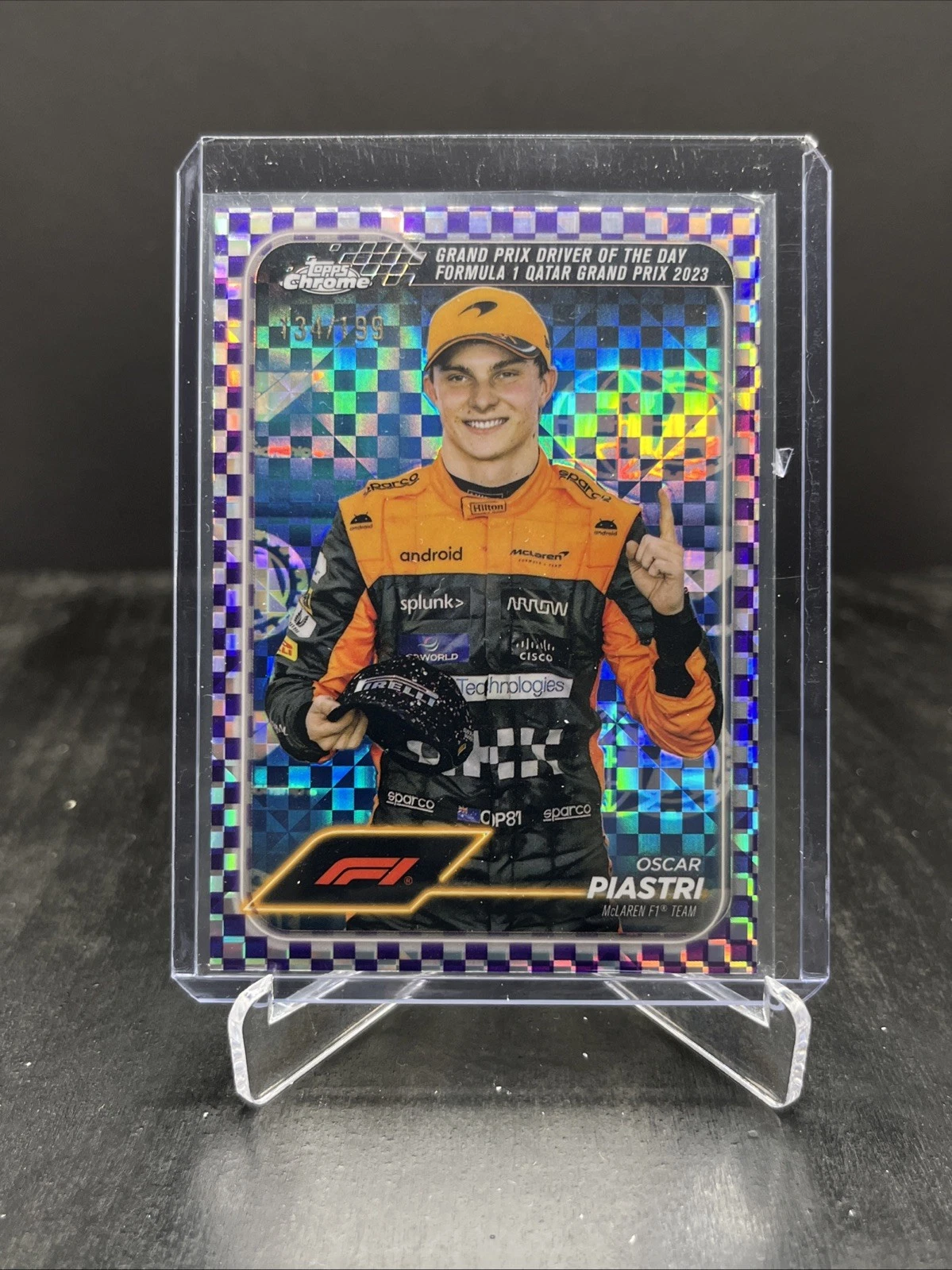 Oscar Piastri trading card