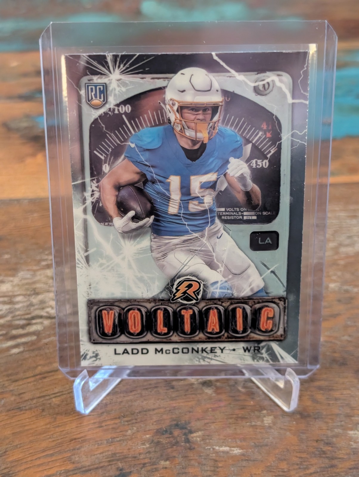 2024 Topps Resurgence - Voltaic Ladd McConkey #V-12 (RC)