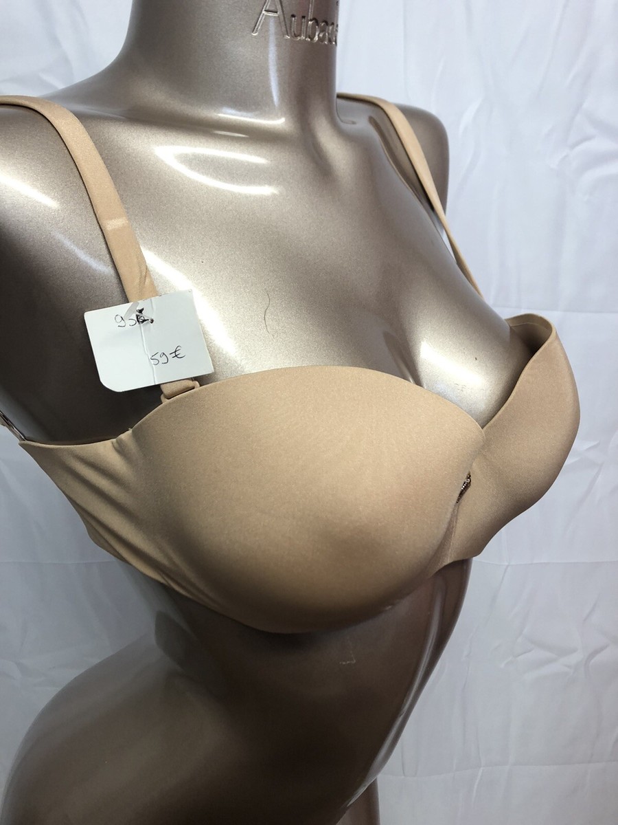 Soutien-gorge Femme Lou Taille 95B - Couleur Beige, Neuf Avec étiquettes (microfibre)