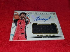 2023 TOPPS INCEPTION OVERTIME CARD #AUT3  AUSAR THOMPSON AUTO RELIC #`d 011/149