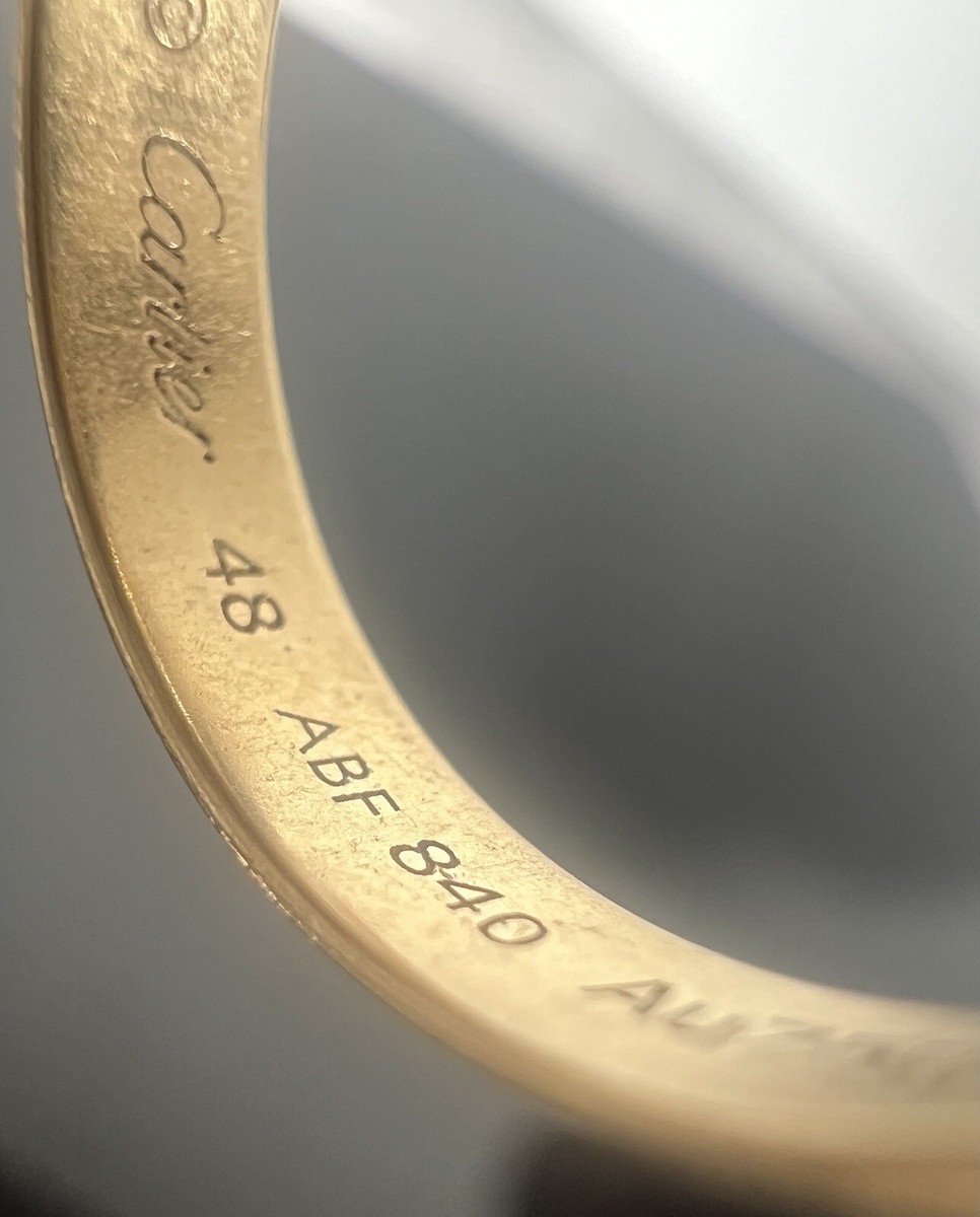 CARTIER 18kt Au 750 White, Gold & Rose gold Triple Stack Trinity