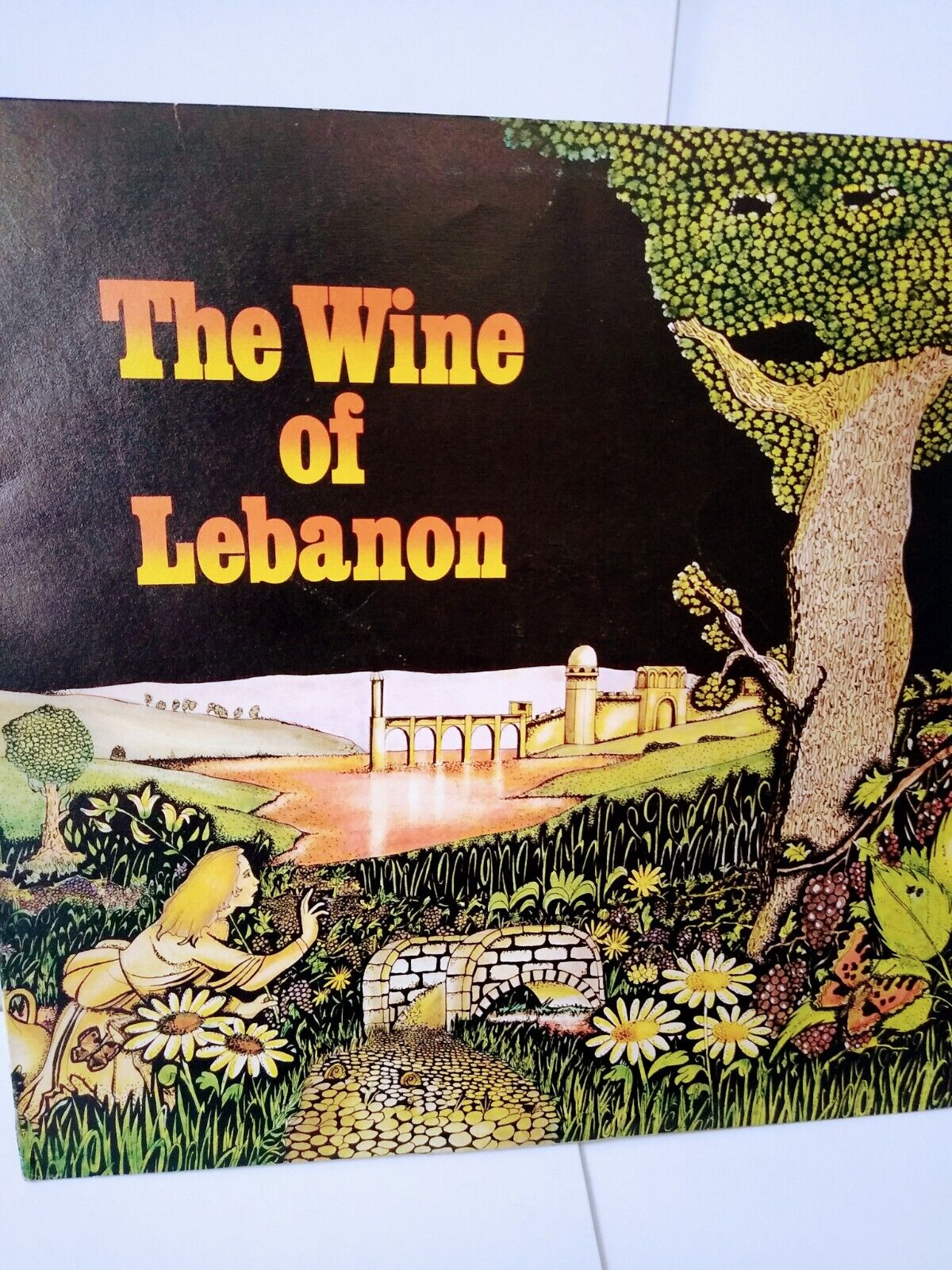 THE WINE OF LEBANON ACHOR VINYL LP DOVETAIL 1976 GOSPEL PSYCHEDELIC FOLK ROCK UK