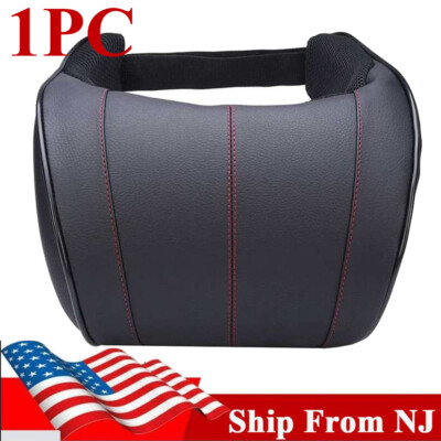 1X Car Neck Pillow Memory Foam Pillows Neck Rest Seat Headrest Cushion Pad (USA)