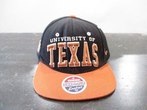 VINTAGE Texas Longhorns Hat Cap Black 