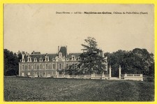 cpa Ecrite en 1909 MAZIÈRES en GATINE (Deux Sèvres) CHÂTEAU du PETIT CHÊNE
