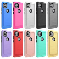 Tempered Glass / LN Hybrid Cover Case For Motorola Moto One 5G Ace / G 5G (2021)