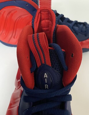 crimson navy white foamposite