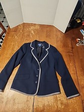 Pendleton Virgin Wool Womens Navy Blue Blazer Size 6