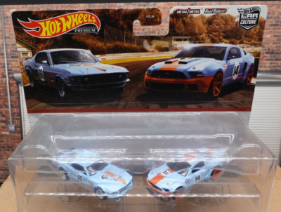 Hot Wheels Car Culture 1968 Ford Mustang Boss 2014 Mustang Gulf 1/64