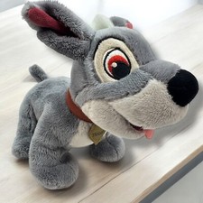 Tramp Plush Stuffed Animal Disney Parks Authentic Lady and the Tramp 9   Rare