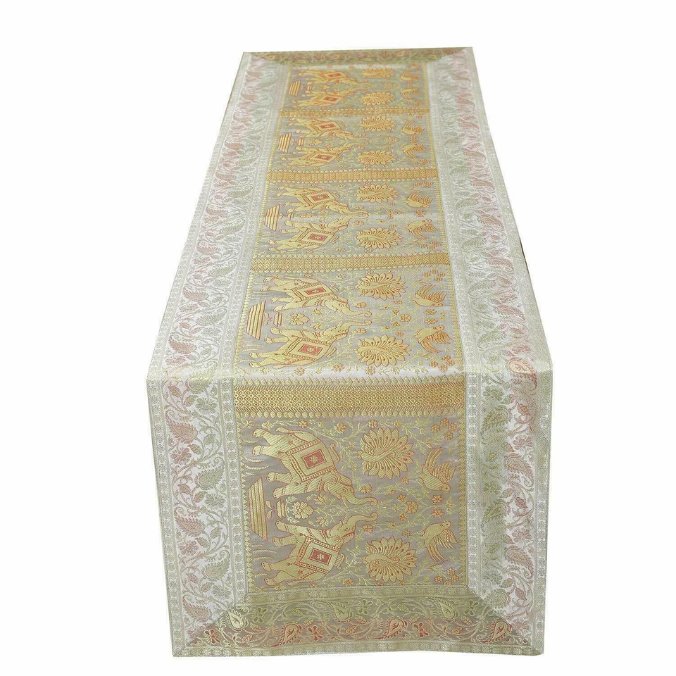 Wedding Traditional Table Cover Lace Table Cloth Table Runner Table Decor - Image 3 of 4
