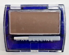 NEW UNCARDED Maybelline Ultra Brow Brush-On Color-125CB-02 DARK BROWN