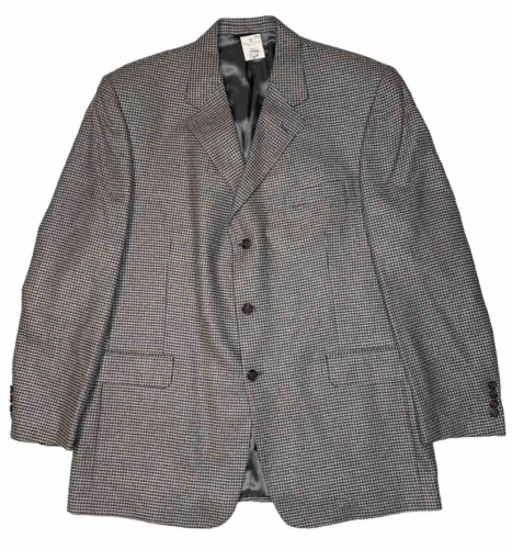 Norm Thomson Mens Blazer 44L 44 Long Sport Coat Jacket Tweed Brown Tan NOS NWT - Picture 1 of 10