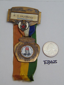 SHRINERS IMPERIAL COUNCIL SESSION MEDAL BADGE RIBBON 1952 MIAMI FLORIDA