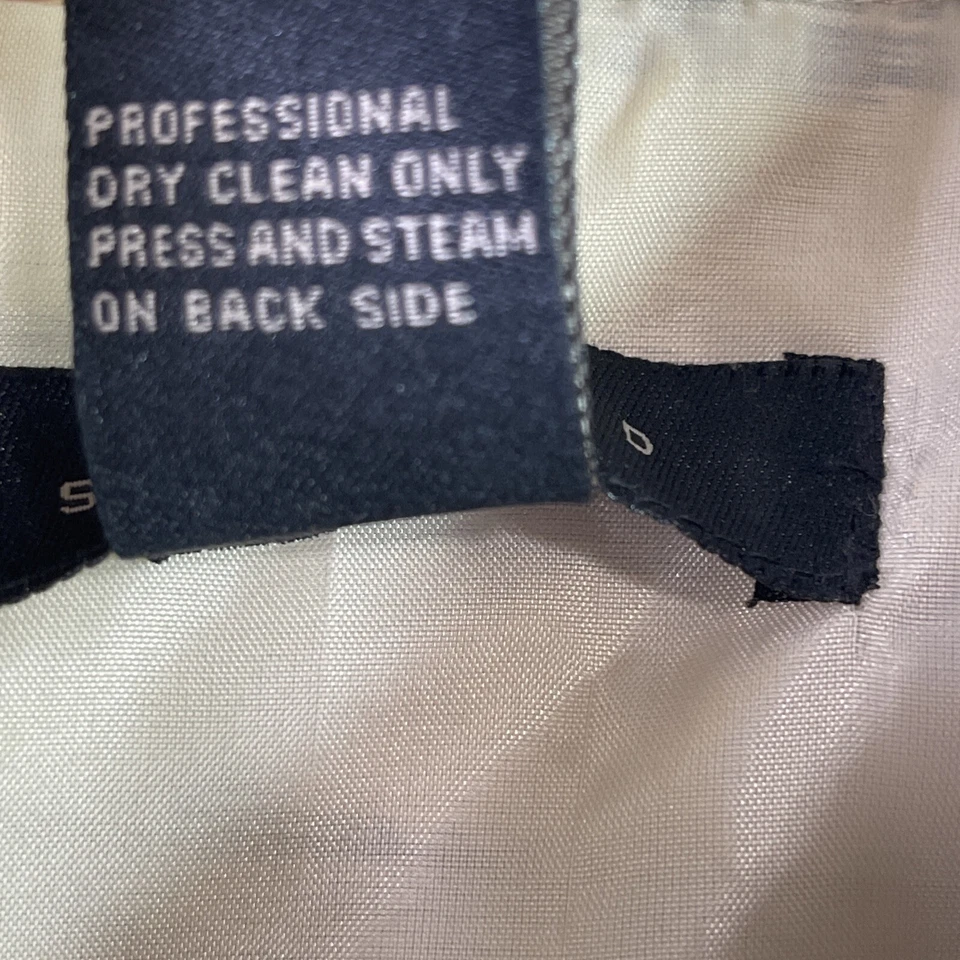 Silkland Womens Petite 2P Beaded & Embroidery Lined Blouse Animal Print WS25 - Image 4 of 4