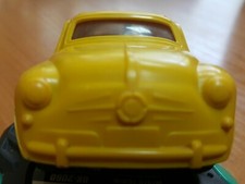 VINTAGE FIAT TOY CAR FRICTION LEMEZ FOREIGN HUNGARY METAL PLASTIC RUBBER WORKS