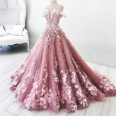 rose gold princess dress