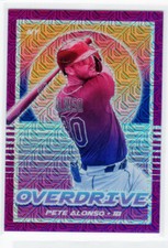 2021 Panini Overdrive Purple Mojo #22 Pete Alonso /99