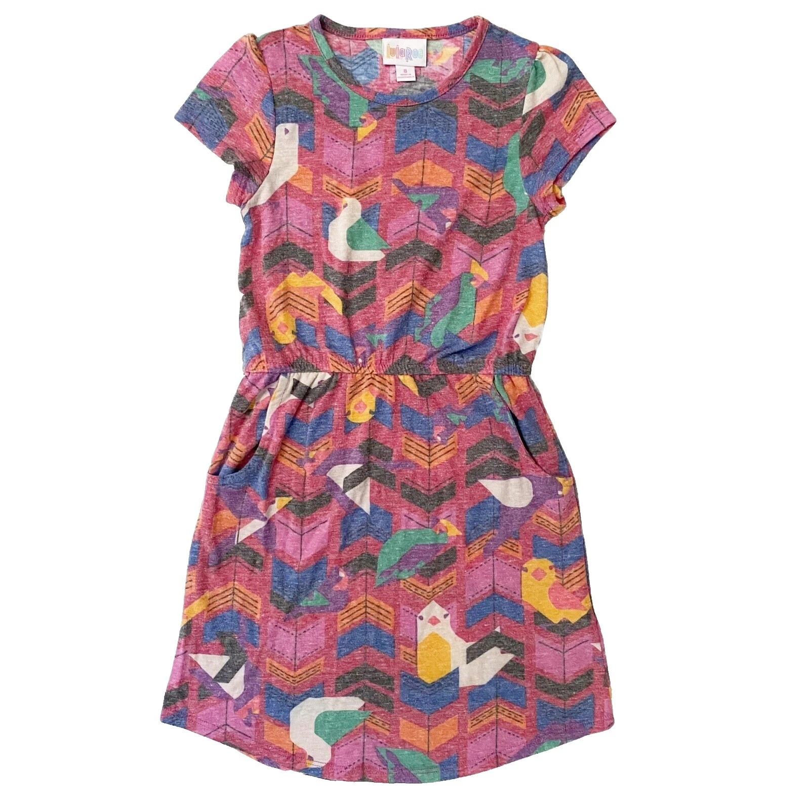 LuLaRoe poliéster vestidos de fiesta para niñas