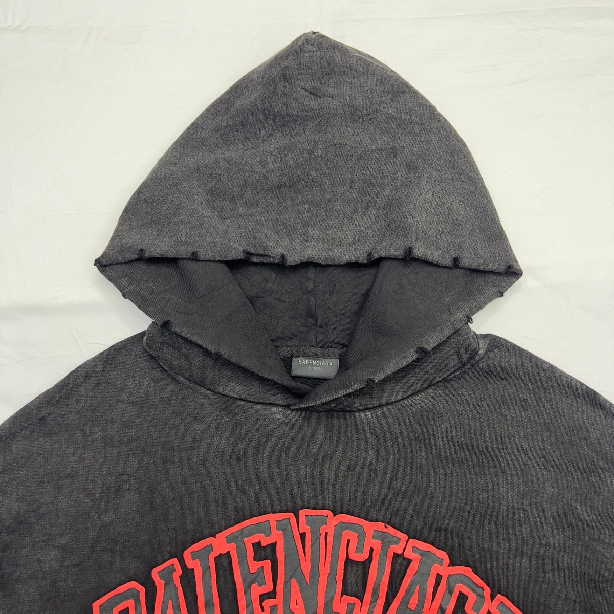 Balenciaga DIY College Graphic Printed Hoodie Size M Balenciaga DIY College Graphic Printed Hoodie Size M