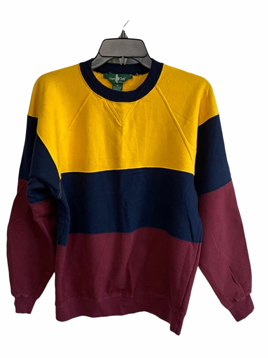 Vintage Hunt Club 90s Multicolor Pullover Sweater Size M Men s