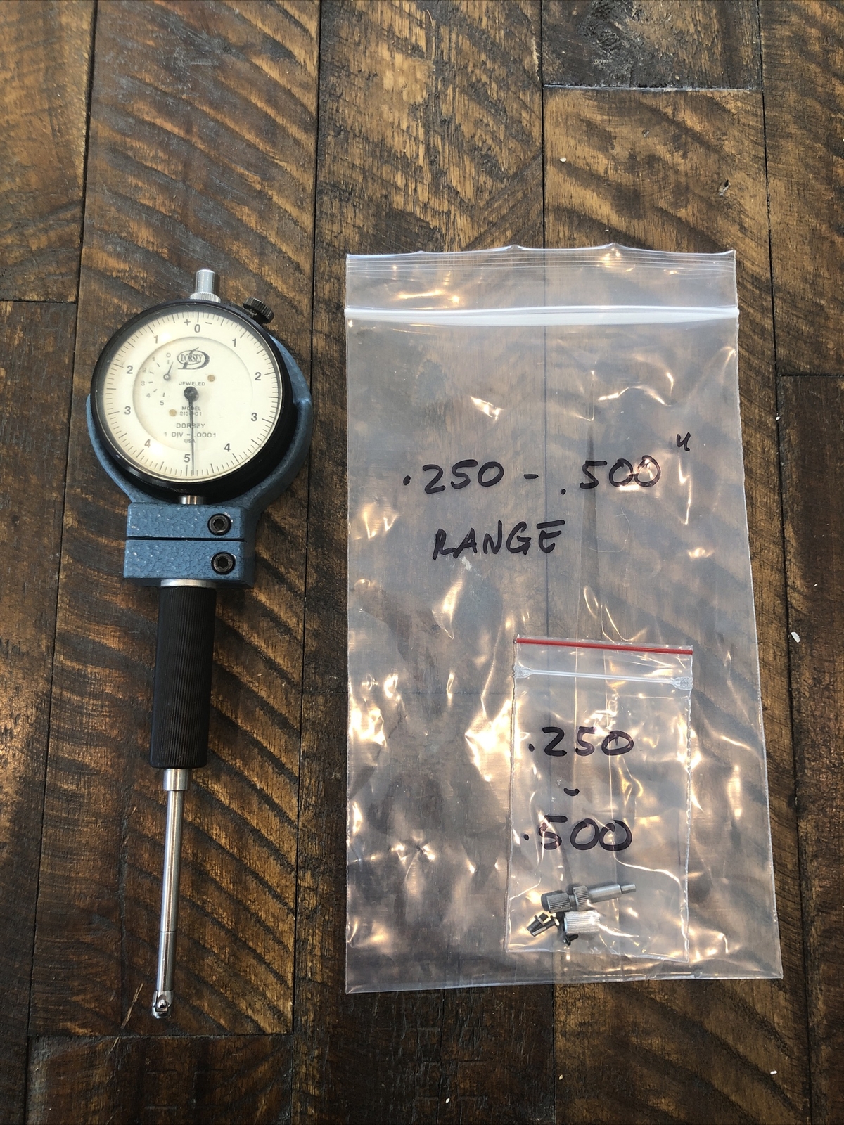 Dorsey Dial Bore Gage .250.500” Range .0001” eBay