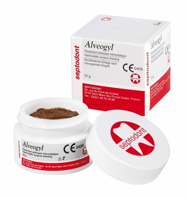 Alvogyl Septodont Alveogyl Paste 10gm Dry Socket Treatment Dental Material Ebay