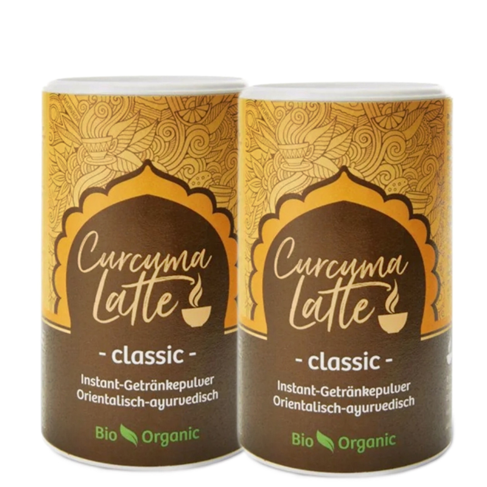 Curcuma Latte, Bio Getränkepulver für Goldene Milch 4 x 220 g Sonderpreis