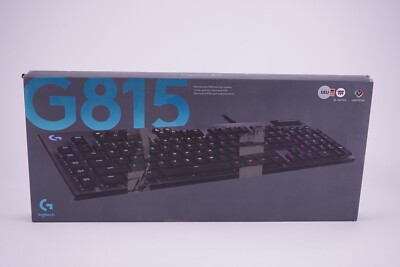 Logitech G815 RGB Gaming Tastatur QWERTZ Schwarz Kabelgebunden GL Tactile