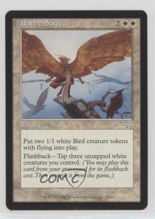 2002 MTG Judgment Battle Screech #3 2k3 Rare Card