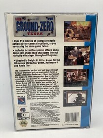Ground Zero Texas (Sega CD, 1993) Complete CIB