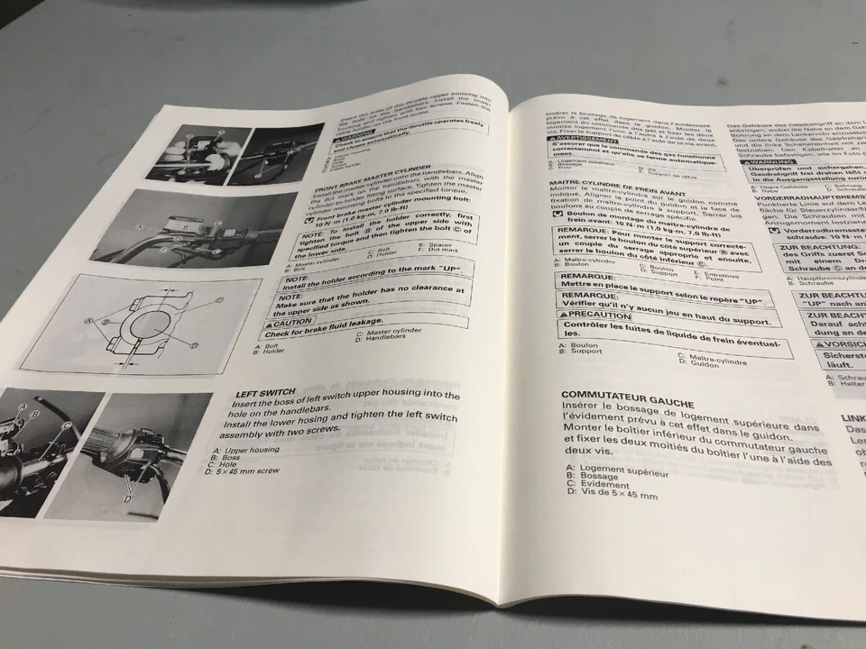 Suzuki GN125 GN125EV 1997 Gn 125 Instrucciones Preparation Manual Montaje - Imagen 4 de 4