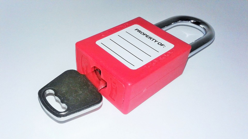 Safety Lockout Tagout Padlock Multicolor 4Pc Lock Red Green Blue Yellow ...